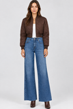 DEAR JOHN:  FIONA WIDE LEG RAW HEM JEAN