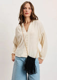 MODA LUXE:  RIVER SUEDE FRINGE XBODY BAG