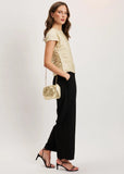 MODA LUXE:  FANCY METALLIC CLUTCH/XBODY