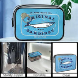 MKS AMERICA:  SARDINE CLEAR MAKEUP BAG