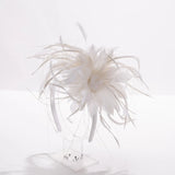 KAKYCO:  DOUBLE FEATHER FASCINATOR