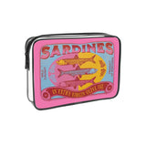 MKS AMERICA:  SARDINE CLEAR MAKEUP BAG