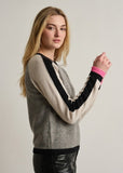 LISA TODD:  COLOR CODE CREW SWEATER