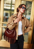 BC BAGS:  FRINGED BAG