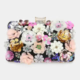 SENSIBLING:  SEQUIN FLOWER CLUTCH/BAG