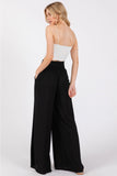 FINAL TOUCH:  SMOCK WAIST WIDE LEG PANT