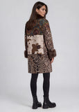 ADORE:  MIXED MEDIA PATCHWORK LEOPARD COAT