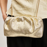 MODA LUXE:  FANCY METALLIC CLUTCH/XBODY