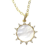VB&CO:  MOP RHINE PENDANT NECK
