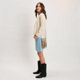 MODA LUXE:  RIVER SUEDE FRINGE XBODY BAG