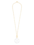ZENZII:  NECK W/QUATREFOIL PENDANT
