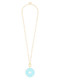 ZENZII:  NECK W/QUATREFOIL PENDANT