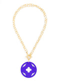 ZENZII:  NECK W/QUATREFOIL PENDANT