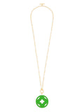 ZENZII:  NECK W/QUATREFOIL PENDANT