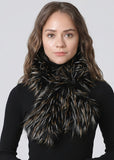 PORTS:  FLUFFY FROSTED PULL THRU SCARF