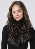 PORTS:  FLUFFY FROSTED PULL THRU SCARF
