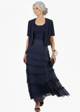 GIGI MODA:  SILK MAXI RUFFLE SKIRT