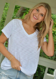 ERIN GRAY:  S/S VINTAGE LOW-KEY V TEE