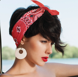 BANDANNA CO:  27" TEXAS PAISLEY BANDANA