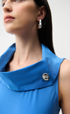 JOSEPH RIBKOFF:  FIT & FLARE DRESS/SHAWL COLLAR