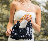 ANJU:  MIA SEQUIN BAG/CHAIN HANDLE