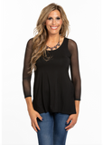 SLEEVEY WONDERS:  BASIC 3/4 SLV MESH SLEEVEY