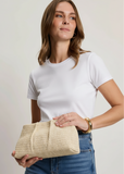 MODA LUXE:  BREEZE WOVEN CLUTCH/XBODY