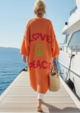 MCCOLIN:  LOVE & PEACE LONG CARDIGAN