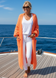 MCCOLIN:  LOVE & PEACE LONG CARDIGAN