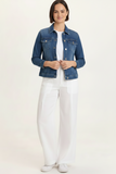 XCVI WEARABLES:  DACIA WIDE LEG TWILL PANT
