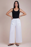 GIGI MODA:  PRIMAVERA LINEN & CROCHET PANT