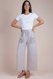 GIGI MODA:  PRIMAVERA LINEN & CROCHET PANT