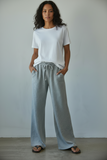 BY TOGETHER:  FRENCH TERRY WIDE LEG PANTS