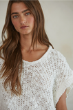 BY TOGETHER:  S/S KNIT SWEATER