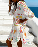 ROSA:  SARDINE COCONUT SHIRT DRESS