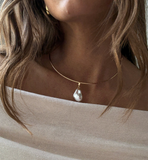 BAUBLEBAR:  TEAGAN PEARL COLLAR NECK