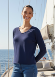 DEAR JOHN:  VANYA L/S V NECK TOP