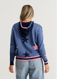 ZAKET & PLOVER:  STAR ZIP HOODIE SWTR