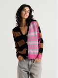 ZAKET & PLOVER:  STRIPE MEETS CHECK CARDI