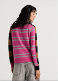 ZAKET & PLOVER:  STRIPE MEETS CHECK CARDI