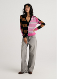 ZAKET & PLOVER:  STRIPE MEETS CHECK CARDI