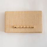 LISI LERCH:  JILLIAN STRAW CLUTCH