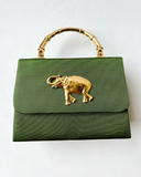 LISI LERCH:  LULU GOLD HANDLE BAG