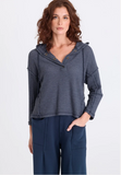 XCVI WEARABLES:  PANYA HOODIE TOP