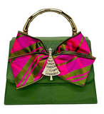 LISI LERCH:  LULU GOLD HANDLE BAG