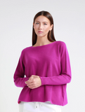 TEES BY TINA:  LAURIN SOFT JEWEL NECK SWTR