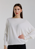 TEES BY TINA:  MYLAH SOFT BATWING SWEATER