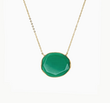 MARLYN SCHIFF:  FACETED GLASS NECK