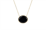 MARLYN SCHIFF:  FACETED GLASS NECK