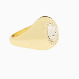 MARLYN SCHIFF:  HALO SIGNET RING